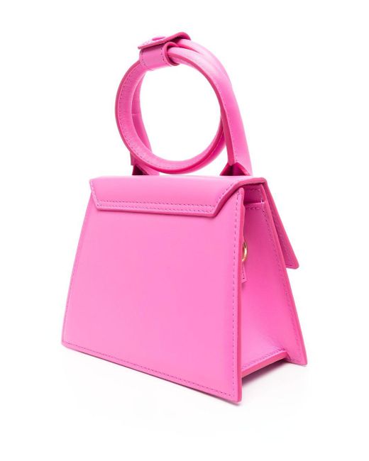 Jacquemus Le Chiquito Noeud ハンドバッグ Pink