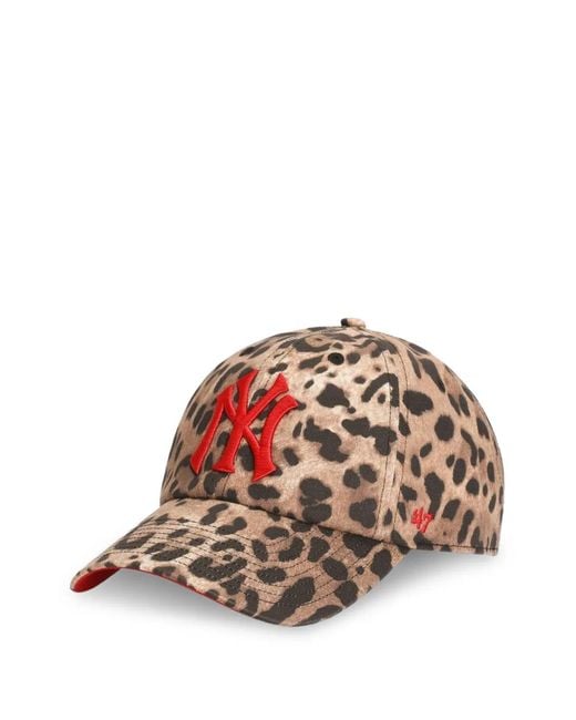 Dolce & Gabbana White X '47 New York Yankees Casquette À Imprimé Leo