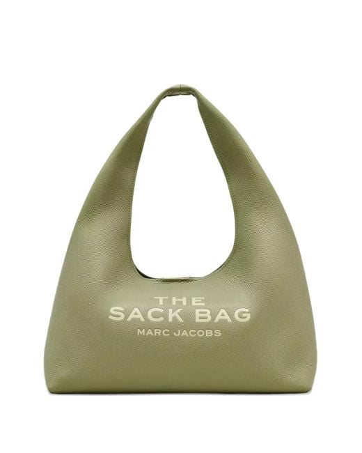 Borsa A Spalla The Sack Con Applicazione di Marc Jacobs in Green