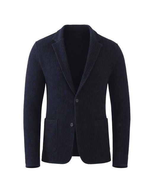 Blazer con bolsillos con botones Patrick Assaraf de hombre de color Blue