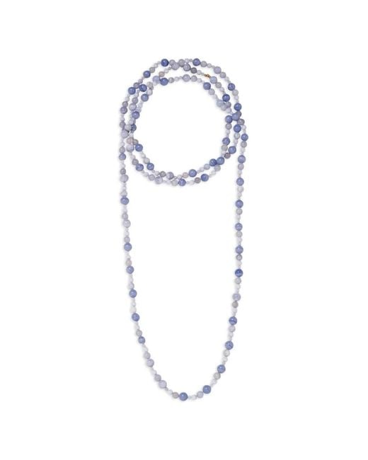 Jennifer Behr White Veda Beaded Necklace