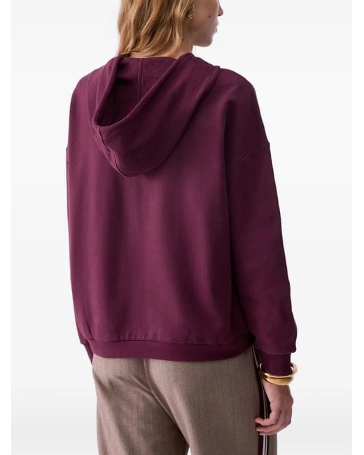 Liu Jo Purple Hooded Sweatshirt