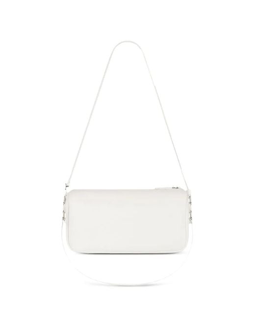 Courreges White Small Three Sixty Shoulder Bag