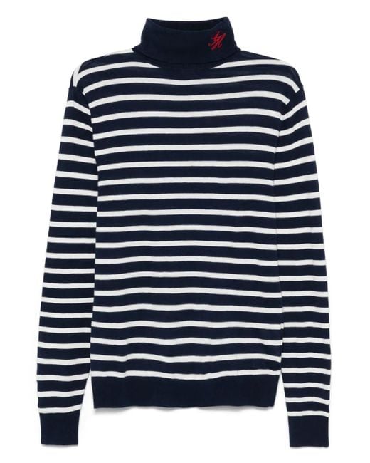 Tommy Hilfiger Pullover Mit Logo-Stickerei in Blue für Herren
