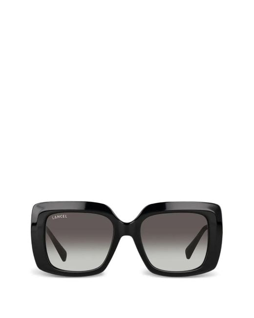 Lancel Black Clelia Square Sunglasses