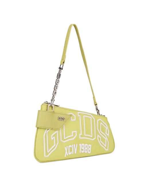 Gcds Metallic Comma Notte Shoulder Bag