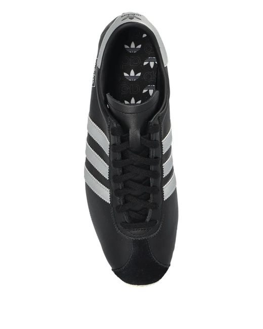 Adidas Black Originals Paris Logo-Detail Sneakers