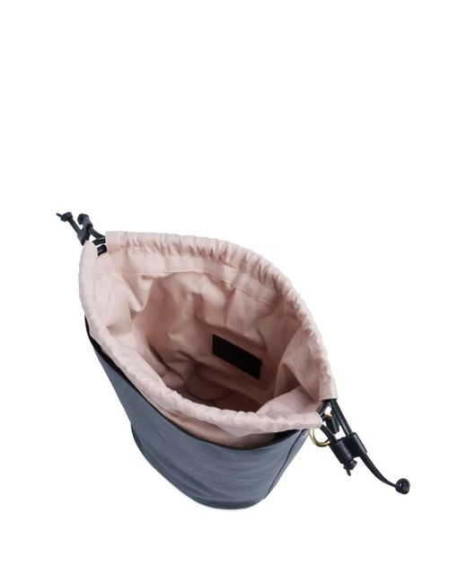 The Bridge Blue Soft Leather Bucket Bag