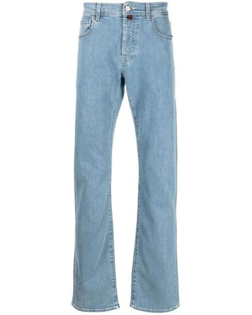 Billionaire Blue Regular Straight-Leg Jeans for men