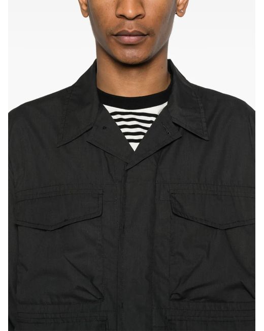 Giacca Parachute Field di Universal Works in Black da Uomo