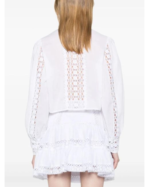 Charo Ruiz Devi Blouse in het White