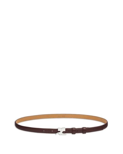 Courreges White Ac Logo-Plaque Belt