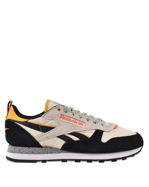 Reebok Black Classic Leather Sneakers