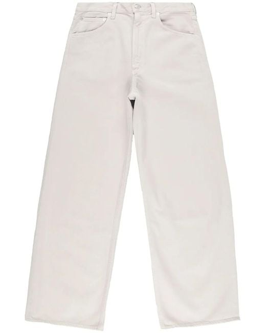 Agolde White Low Curve Jeans