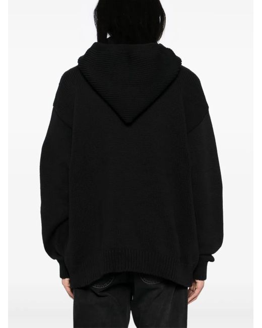 Off-White c/o Virgil Abloh Black Pattern-Jacquard Jumper for men
