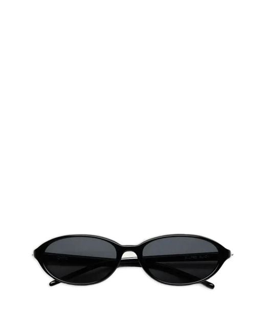 Chimi Black Ellipse Geometric-Frame Sunglasses