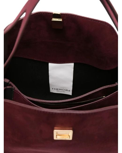 THEMOIRÈ Red Flap-Detail Shoulder Bag