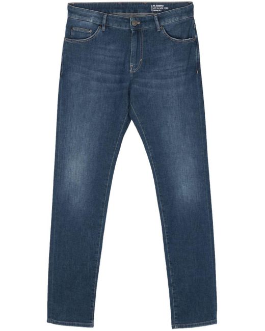 PT Torino Blue Soul Slim-cut Jeans for men