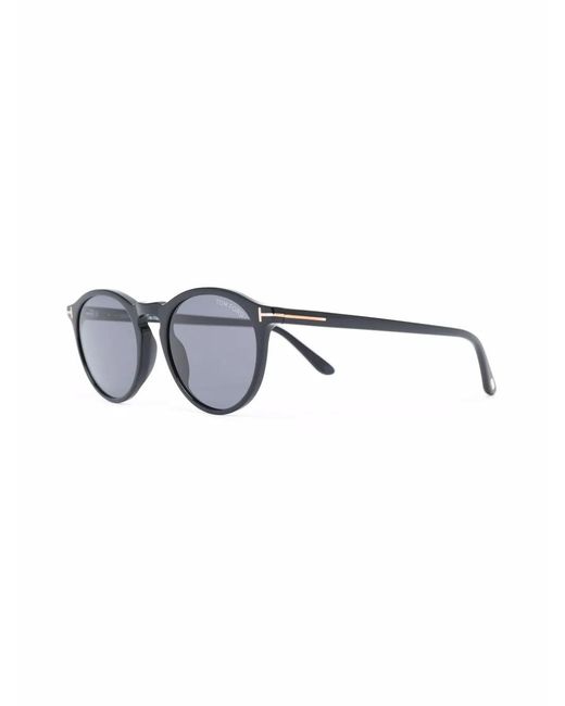 Tom Ford Blue Aurele Round-Frame Sunglasses for men