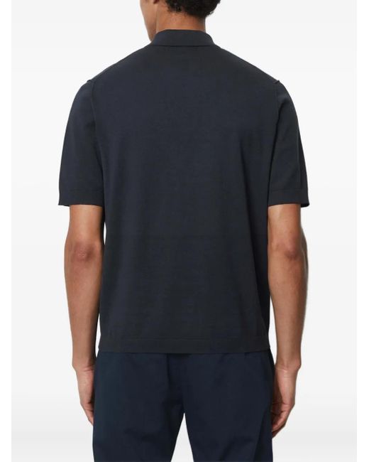 Marc O' Polo Blue Short-Sleeve Polo Shirt for men