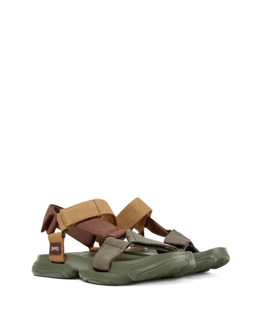 Camper Green Karst Strap Sandals