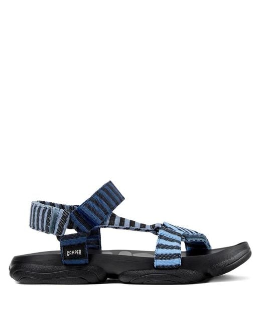 Camper Blue Karst Striped Sandals for men