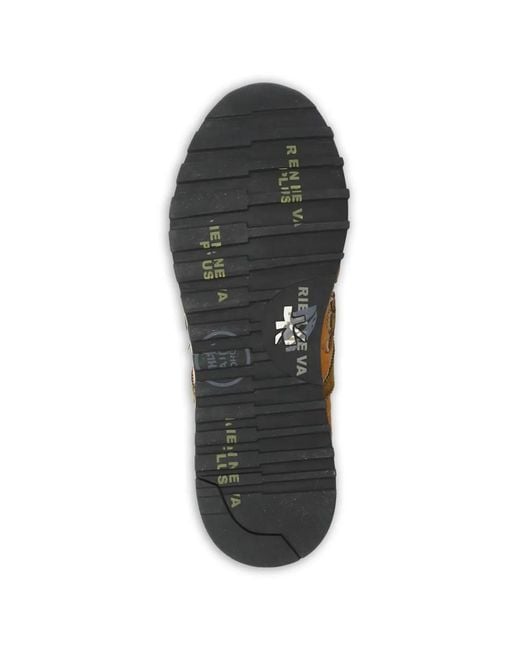 Premiata Brown Baskets Lucy À Empiècements for men