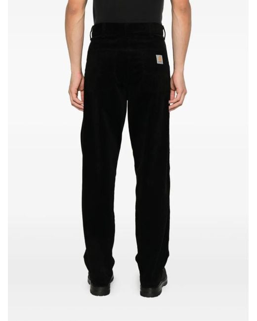 Carhartt Black Corduroy Trousers for men
