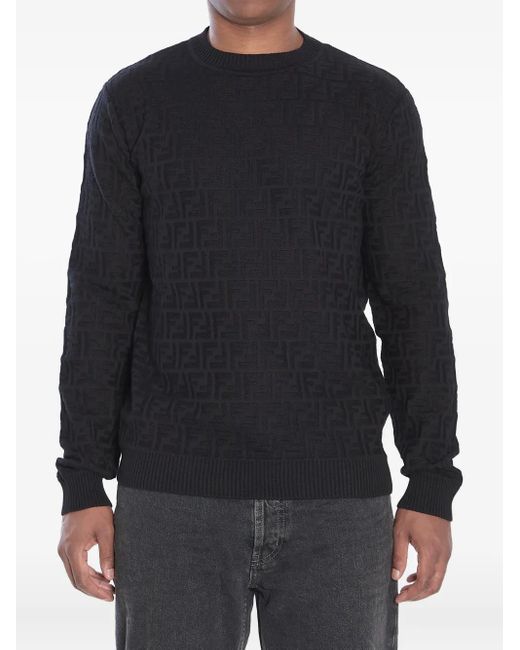 Jersey con monograma FF Fendi de hombre de color Blue