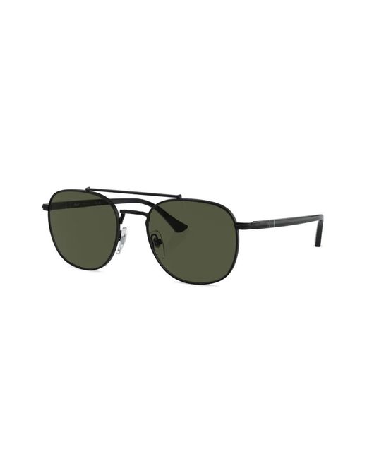 Persol Green Round-Frame Sunglasses