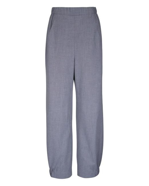Zero + Maria Cornejo Blue Abi Elasticated Trousers