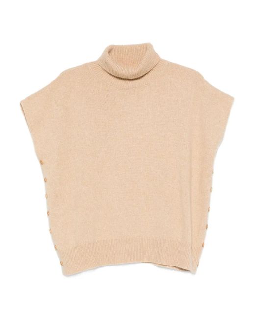 A Tentative Atelier White Roll-Neck Sweater