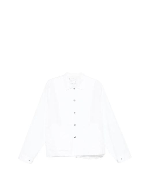 Chaqueta Con Botones Sacai de hombre de color White