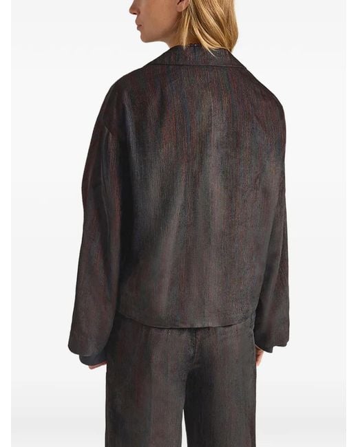 Momoní Black Nisi Cropped Blazer