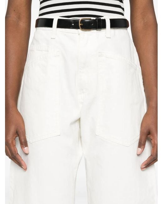 Nili Lotan White Shon Jeans