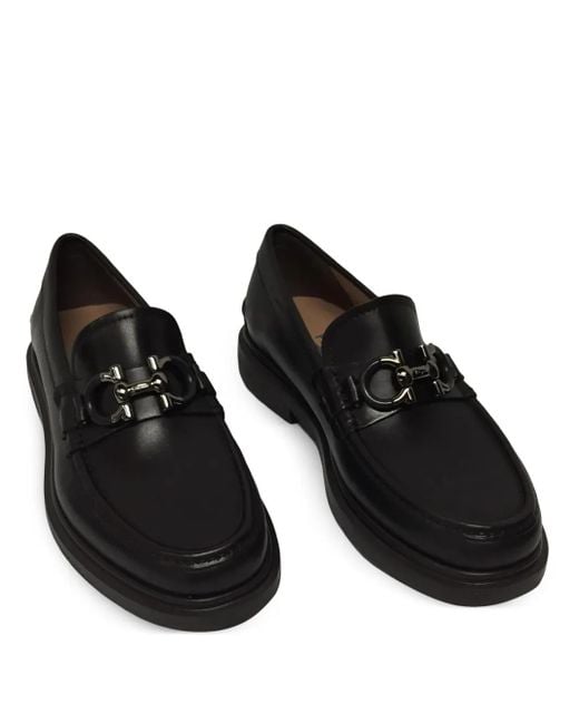 Mocassins En Cuir Ferragamo pour homme en coloris Black