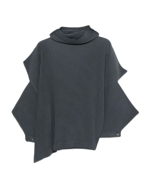 Homme Plissé Issey Miyake Angular Stone Jumper in Blue for Men