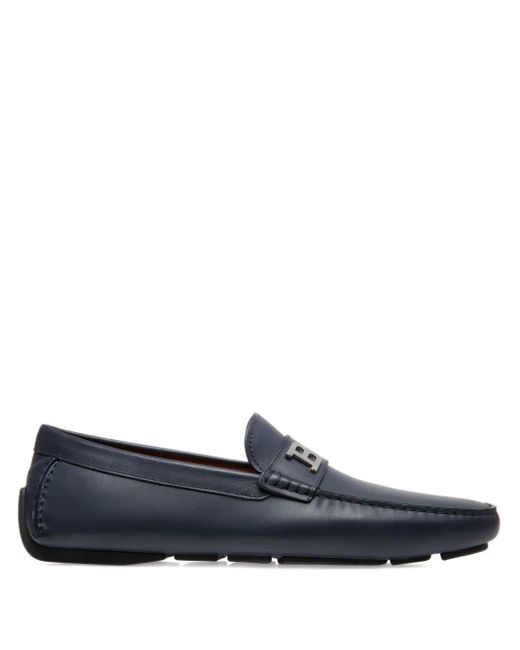 Bally Blue Pievo Loafers for men