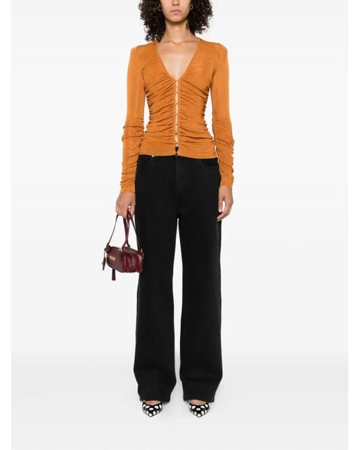 Self-Portrait Black Five-Pocket Jeans