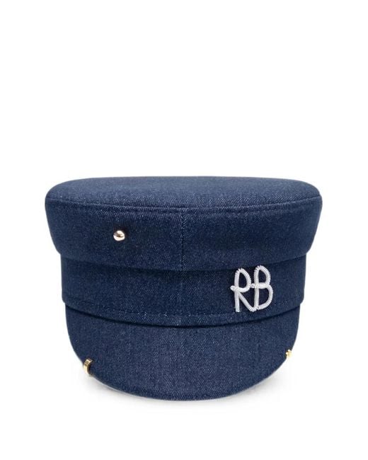 Ruslan Baginskiy Blue Baker Boy Pierced Cap