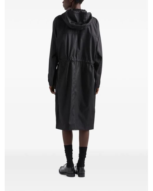 Prada Black Re-Nylon Rain Jacket