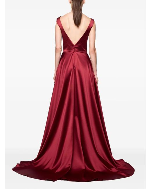 Atu Body Couture Square-Neck A-Line Dress in Red | Lyst