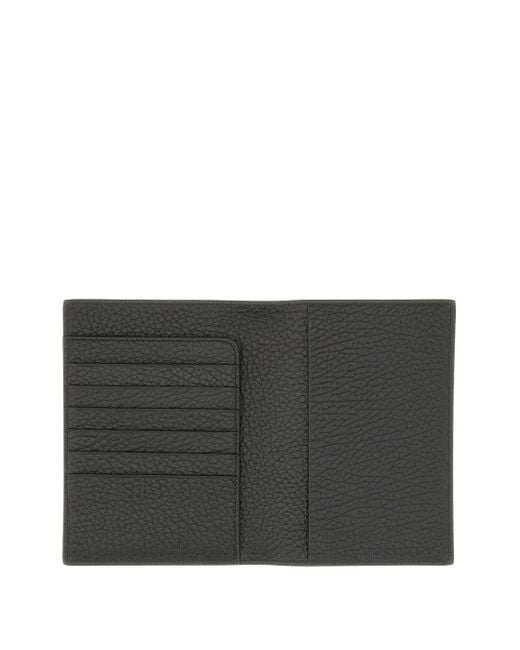 Tom Ford Black Grained Card Holder for men