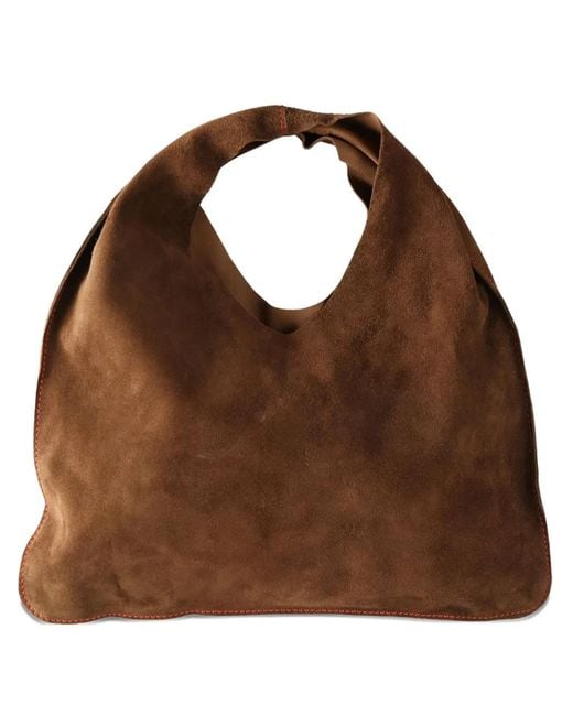The Row Brown Bindle Tote Bag
