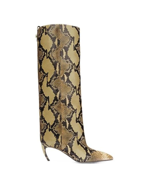 The Attico White Lea Boots