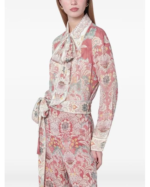 Zimmermann Pink Viscose Shirt