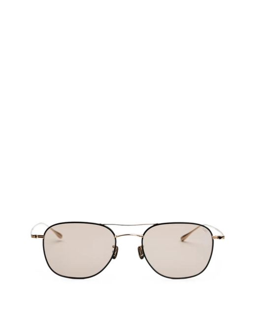 Eyevan 7285 Black 1014 Square-Frame Sunglasses