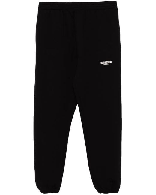 Represent Trainingsbroek Met Logoprint in het Black voor heren
