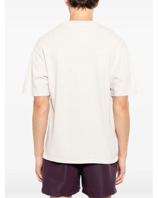 Melt White Mushroom Graphic T-Shirt for men