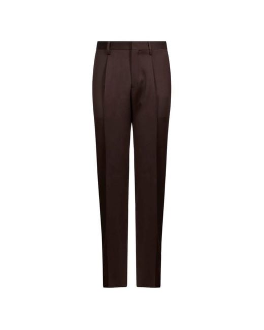 Lardini Red Double-Breasted Peaked-Lapel Suit for men